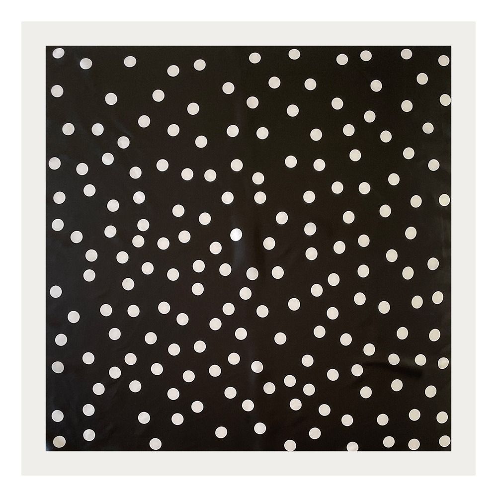 Printed Dot Print Scarf Y2K Hair Scarf Elegant Polka Dot Silk Scarf  Beach