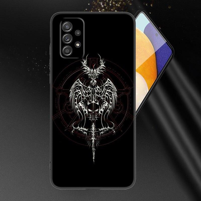 Devil Satan Art Phone Case For Samsung Galaxy A21 A30 A50 A52 S A13 A22 A32 4G A23 A33 A53 A73 5G A12 A31 A51 A70 A71 A72 Cover