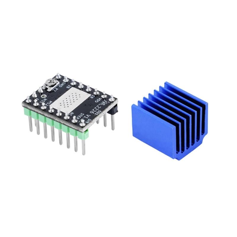 TMC2226 Stepper Motor Driver Mute Driver 3D Printer Part Control Board Low Noise 3D Printer Motherboard Replacement 1