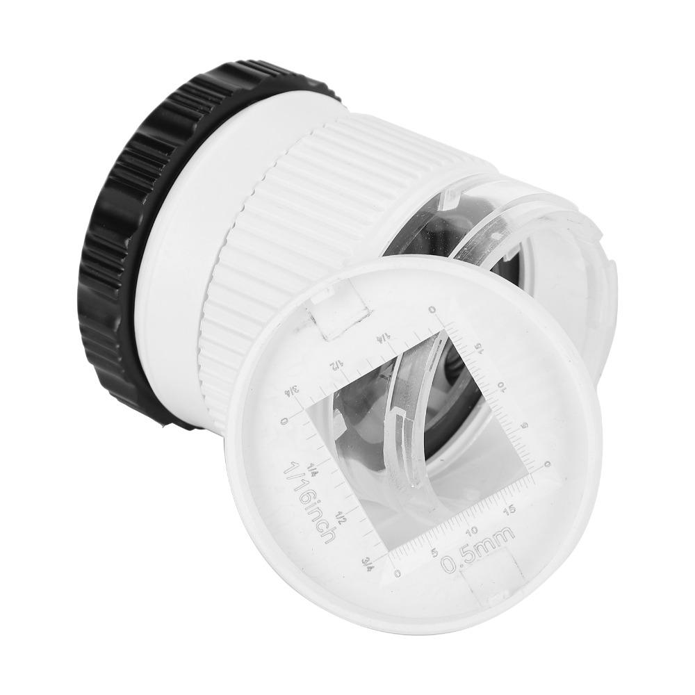 

LED Light Optics Loupes 30X Jewelers Loupe Professional Microscope Lens Jewelry білий