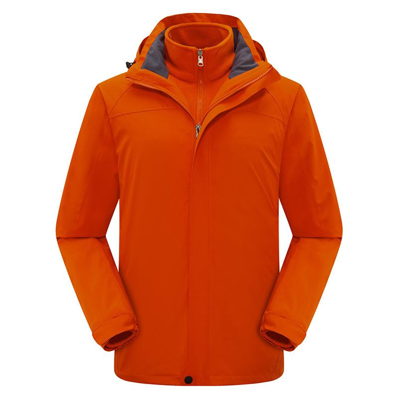 

Куртка для активного отдыха для мужчин и женщин, комплект из двух предметов, три в одном, проклеенные швы, ветро- и водонепроницаемая куртка для альпинизма 5XL