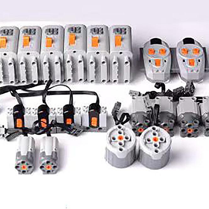 Building Blocks Science Kit with Motor, Battery Box, Remote Control & Receiver