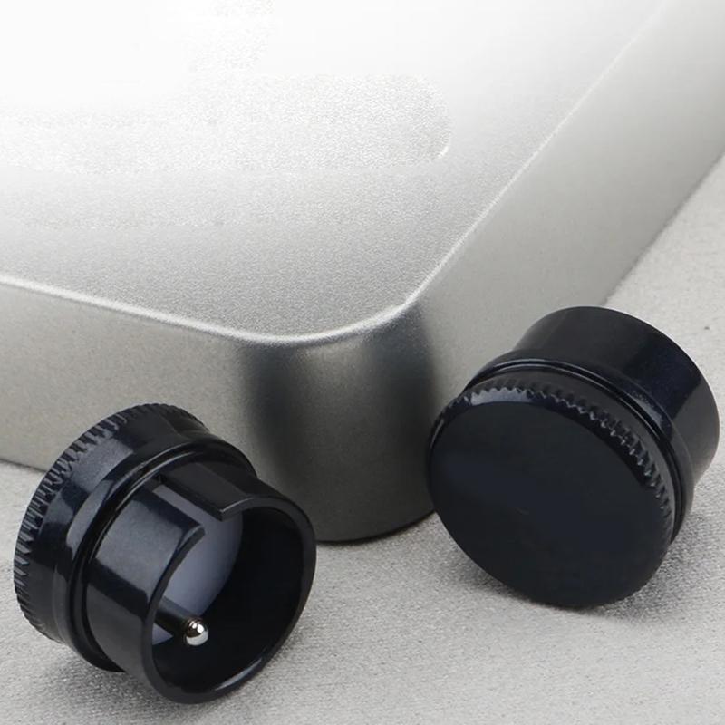 Lightweight Rhodium Coated Male Female XLR Cap Protectors Ensures Signal Stability and Oxidation Resistance