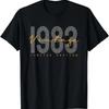 Men's 43st Birthday T-Shirt: Born 1983 Retro Streetwear Style Vintage Retro for Men's Graphic T-Shirts Birthday Gifts TShirt