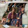 Johnny Hallyday Warm Plush Flannel Blanket Throw Blanket for Living Room Bedroom Bed Sofa Picnic