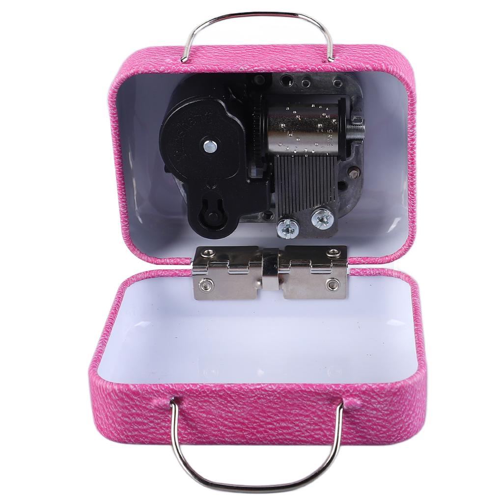 Suitcase Music Box Lovely Luggage Music Box Metal Music Box for Birthday Valentine s Day Christmas