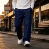Pantaloni Cargo Casual Colorati da Uomo con 4 Tasche e Vita Elastica per Escursionismo, Arrampicata e Sport all'Aperto