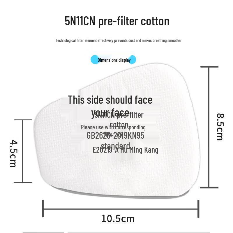 Shangqi 3701CN High-Efficiency Trapezoidal Mask Filter Cotton