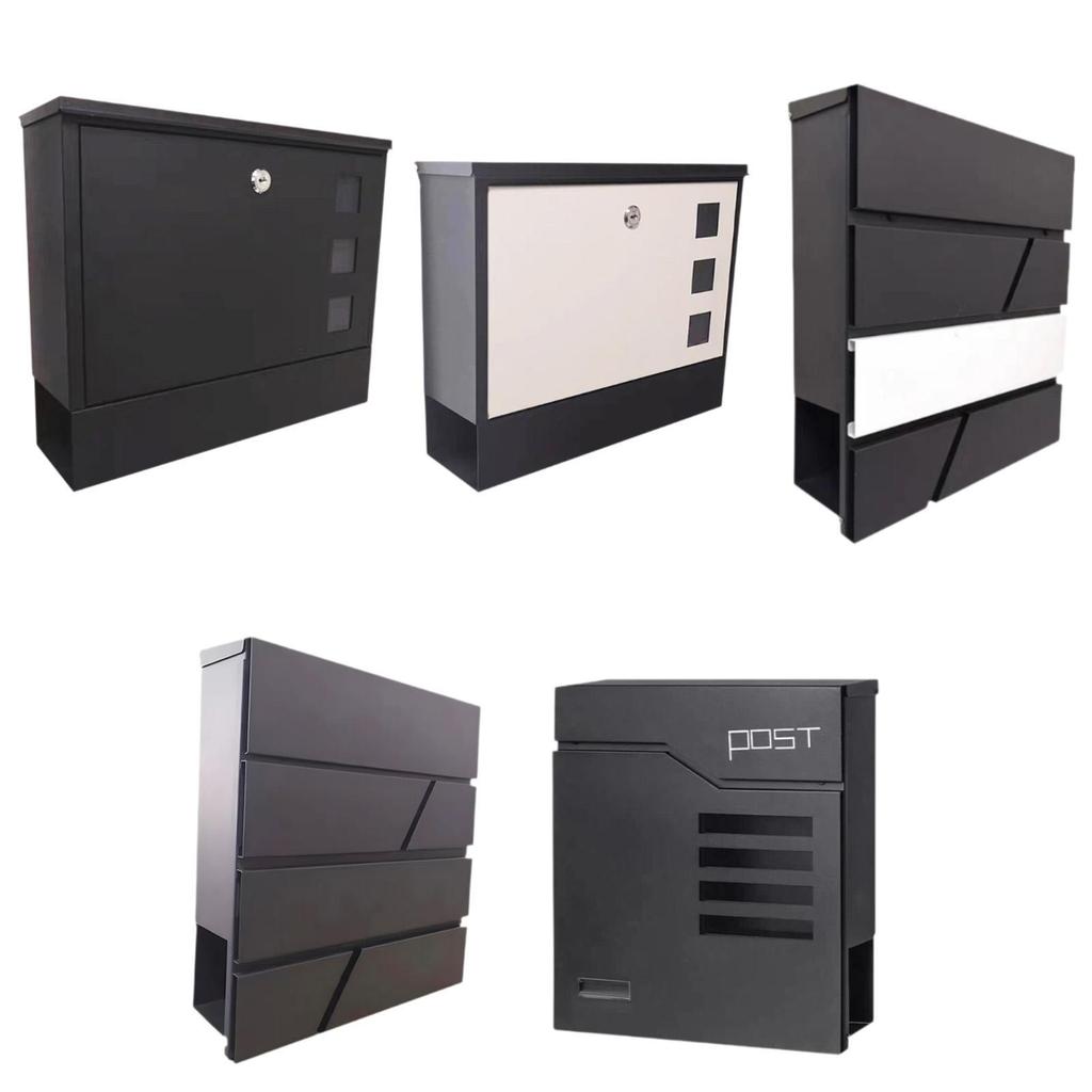 Wall Mount Mailbox Easy to Install Retro Design Weatherproof Mailbox Mailbox for Outside for Daily Letters Newspapers House