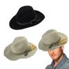 Cowboy Hat Fedoras Western Short-Brimmed Hat for Women Man Casual Wear Western Fedoras Man Women Unisex Wear