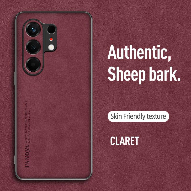 

EUCAGR For Tecno Camon 50 Pro 4G Luxury PU Leather Phone Case For Tecno Camon50 4G Back Cover Soft Shockproof Full Protection Tecno Camon 50 4G червоний