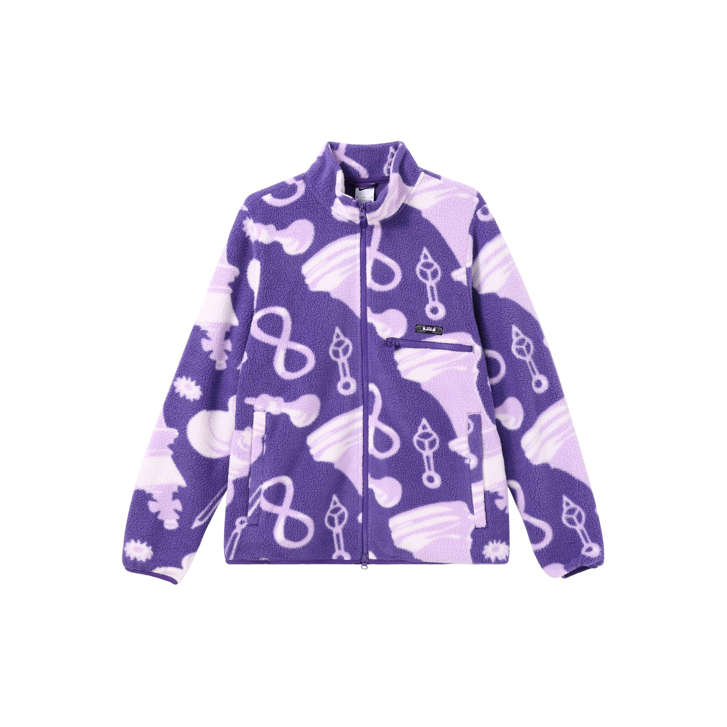 

Nike LeBron Fleece Jacket Purple DQ6127-547 XL