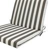 Yousheng Outdoor Dining Chair Cushion Rocking Chair 19 Inch X 18 Inch Floral Seat Cushion Waterproof Fade Resistant Striped Back And Seat Cushion