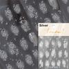 5D Love White English Letter Silver Jelly Nail Art Sticker Line Geometric Pattern Shape Romantic Delicate Manicure Decals