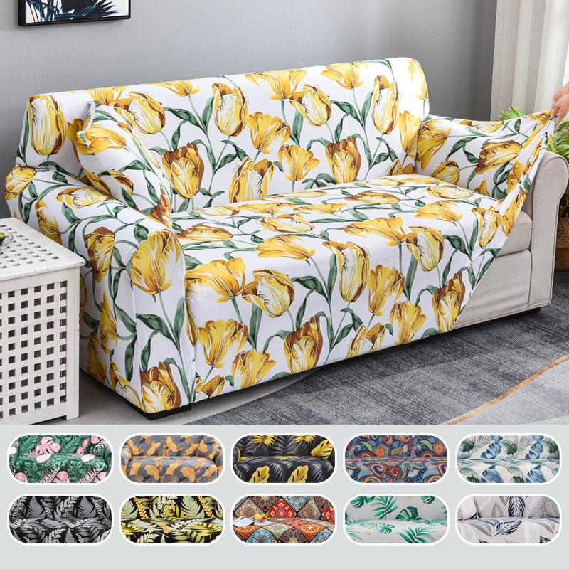 Stretch Sofa Covers for Living Room Anti Slip Soft Couch Cover, Washable Furniture Protector Elastic Bottom for Kids, Pets 1pc