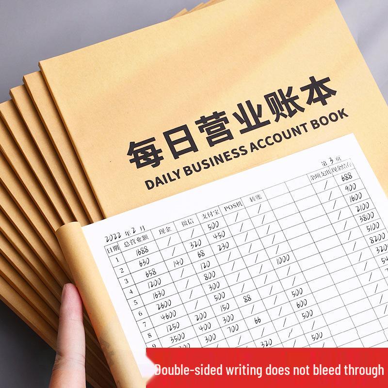 Daily Business & Inventory Ledger for Restaurant and Supermarket