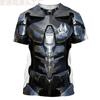 Men's 3D T-shirt Hip Hop Round Neck Short Sleeve Top Abstract Harajuku Men's T-shirt