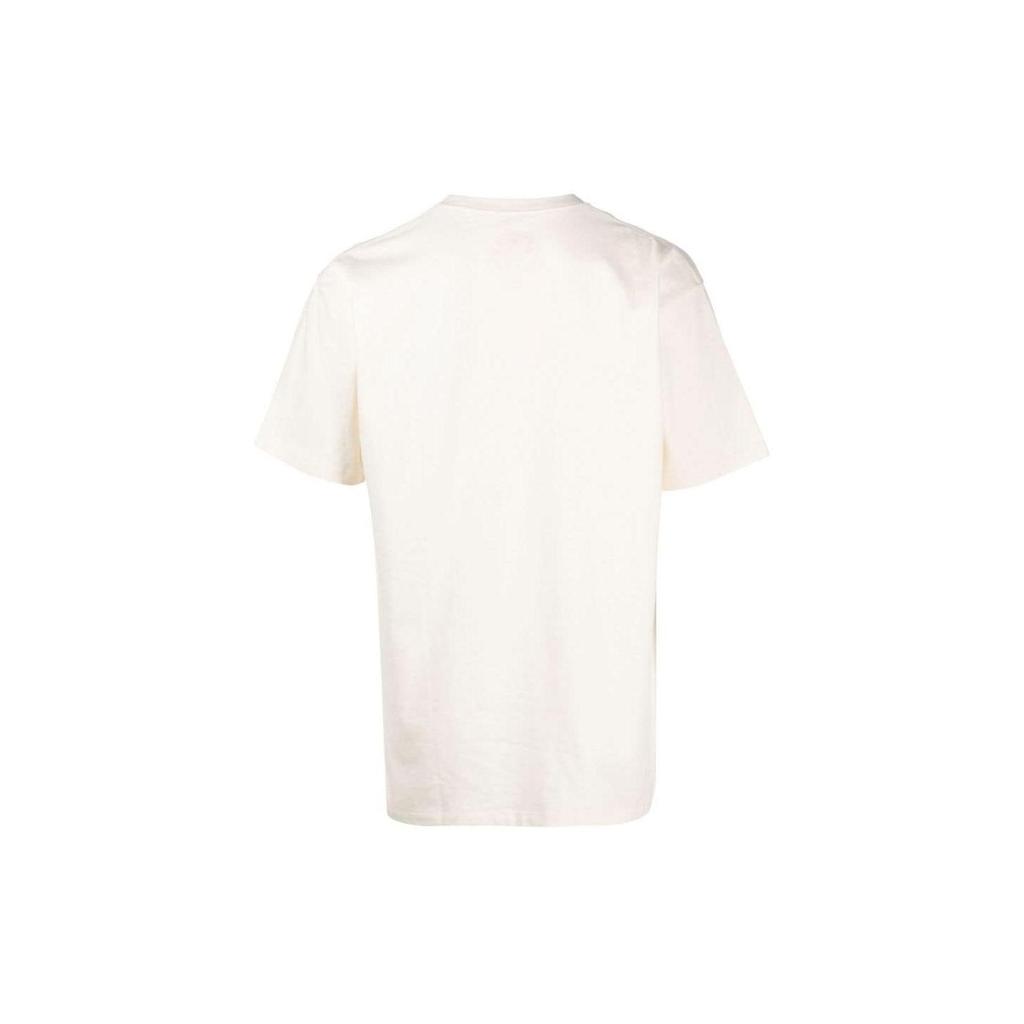 Vans Solid Color Logo Crew Neck Short Sleeve T-Shirt Men Tops White VN0A7SQ43KS1