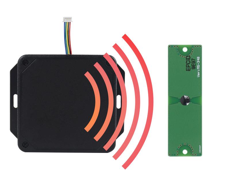 Ultra-High Frequency RFID Temperature Reader & Writer - Non-Contact 915M RF Smart Power Temperature Monitor