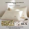 Antibacterial Cotton Linen Pillow for Neck Protection & Cervical Spine Support - Single Dormitory Use