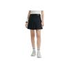 Fila Original Soft Sports Versatile Breathable Comfortable Pleated A-Line Casual Skirt Women Skirts Black F51W429303F-BK