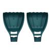 1 Pair Leaf Scoops and Claws Sturdy Ergonomic Grip Hand Held Garde Leaf Rake for Lawn Grass Removal