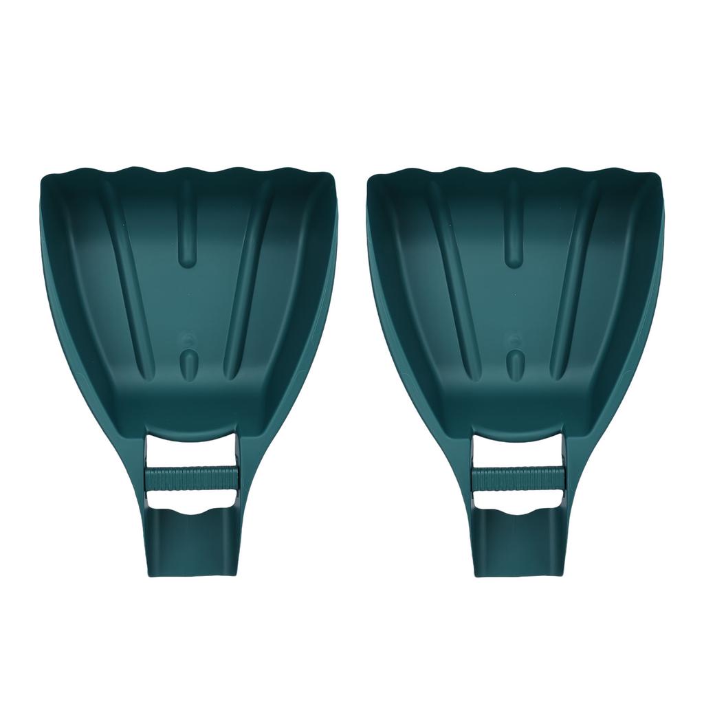 1 Pair Leaf Scoops and Claws Sturdy Ergonomic Grip Hand Held Garde Leaf Rake for Lawn Grass Removal