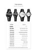 Wolis Waterproof Luminous Calendar Quartz Watch for Men & Women - Steel Band Business Couple Wristwatch