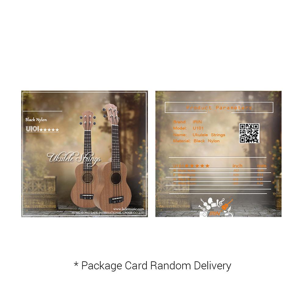 Colorful Ukulele Ukelele Uke Strings Nylon Material, 4pcsCelsiusset(Package Card Random Delivery)