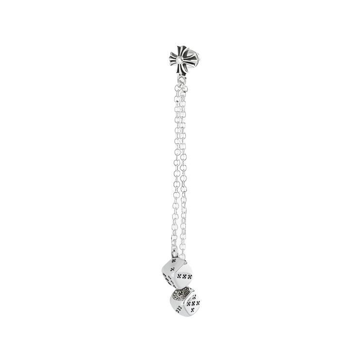 

Chrome Hearts Original Detail Design - Earrings Unisex accessories Silver CH-1047 F,Silver