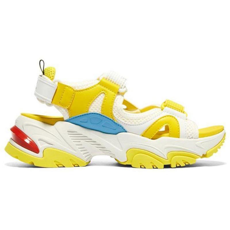Skechers Stamina V2 Women Beach Sandals White Yellow 896124-WYL