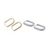 Manchettes d'oreille géométriques style coréen en forme de U incrustées de diamants: Boucles d'oreilles mode femme Été 2025