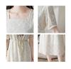 Short Sleeve Tunic Fall [PH.YZBBDPG] Dress, U-Neck, Wedding, Party, Dress, Ruffles, Stylish, Feminine, Slimming, Spring, Summer,