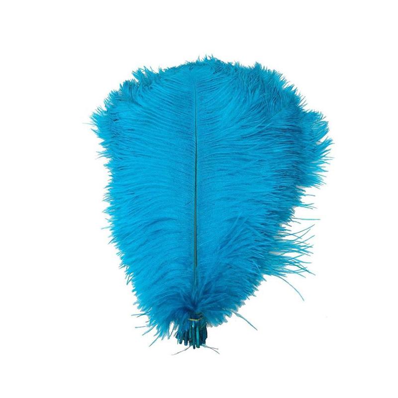 1PC Strusie Pióra Plumas Decor Naturalna Skóra Weselna Dekoracja Kolorowe Strusie Stoły Centralne Do Rzemiosła
