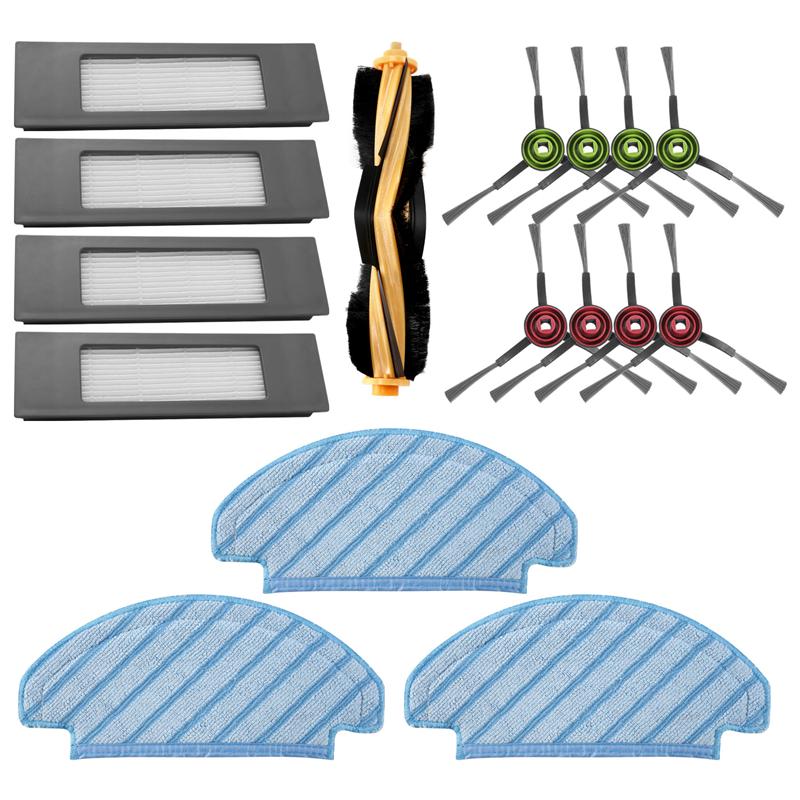 Good-Cleaning Cloth Brush Filter Accessories Replacement Parts Set For Ecovacs DEEBOT N8 Pro N8 Pro+ Vacuum Cleaner Robot
