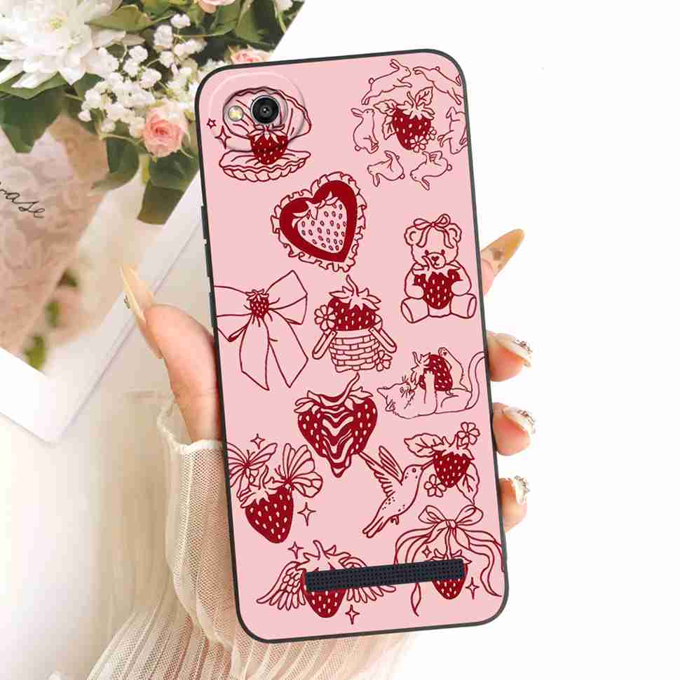 For Xiaomi Redmi 4A Case 5.0" Cute Cat Butterfly Cartoon Soft Silicone Cover For REDMI 4A Redmi 4A Protective Shell Bumper