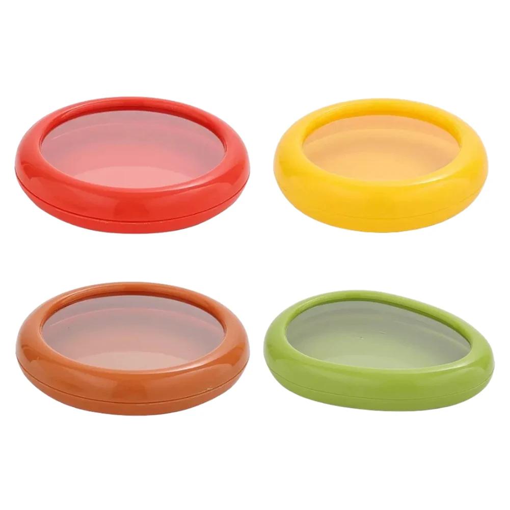 Fruit and Vegetable Storage Containers Reusable Silicone Refrigerator Box Storage Bowls Saver Holder Keeper Foronion Tomato