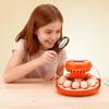 12 Egg Incubator, Automatic Egg Turner with LED Candler, Temperature & Humidity Control, 360° View Clear Window, Poultry Eggs Incubator for Home Farm,