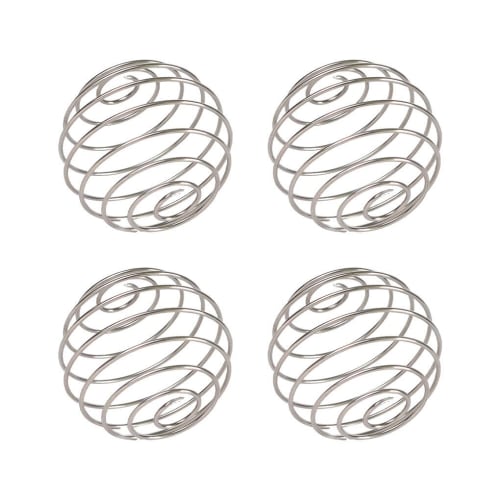 

yiooskl 4-Piece Easy-Cleaning Stainless Steel Shaker Balls for Hassle-Free Protein Mixing, Suitable for Bottles, Stainless Steel
