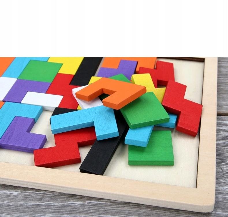 Woody Wooden Tetris Puzzle