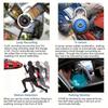 1080P Araba DVR 3 Kamera Lens 4 İnçlik Dikiz Kamerası Geri Görüş Kamerası Dahil TF Kart Video Kaydedici Otomatik Kayıt Cihazı