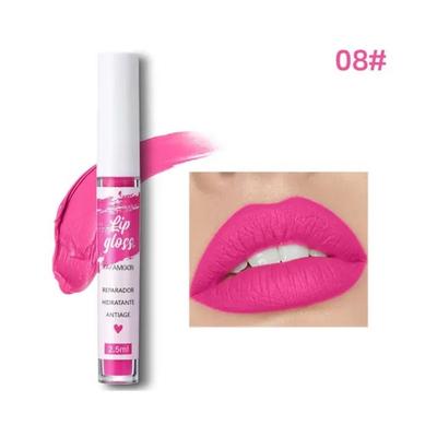Rouge à lèvres mat nude, longue tenue, velours, waterproof, résistant à la décoloration, antiadhésif, maquillage pour femme, 12, 08, 08, 1 pièce
