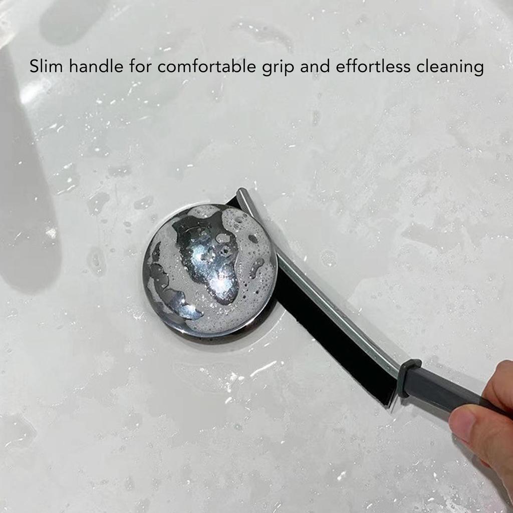 10pcs Crevice Cleaning Brush Multifunctional Hard Bristle Long Handle Groove Cleaning Tool for Dead Corners Kitchen
