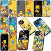 The Wallpaper S-Simpsons-Anime Phone Case for Samsung Galaxy Note 20 9 10 S8 S10 Lite S9 Plus A54 A53 A21S S10E A17 Soft Cover