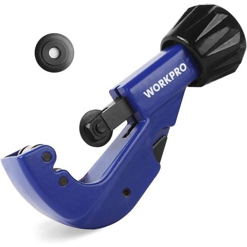 

WORKPRO Pipe Cutter, Tube Cutter with a Cutting Capacity of 3-32mm, Deburring Function, Zinc Alloy Body, Alloy Steel Blade, Compatible with Copper, Al