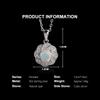 Elegant Flower Shape Clasp Ring Earrings Pendant Necklace Set Natural Opal S925 Silver Fine Jewelry for Women's Banquet Gifts