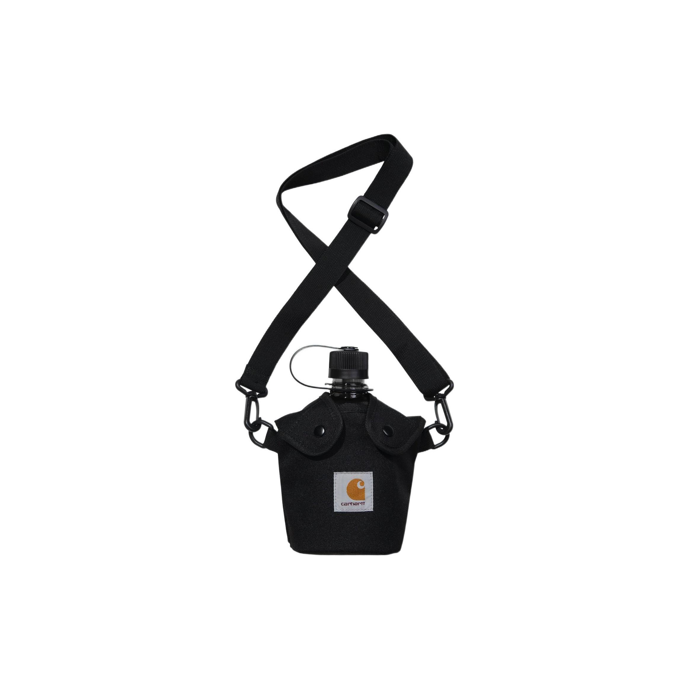 

Новая сумка-бутылка для воды из полиэстера Carhartt WIP, наплечная сумка, сумка через плечо, мужская, черная I031969-89-XX-199 11.4*7.1*21.6CM