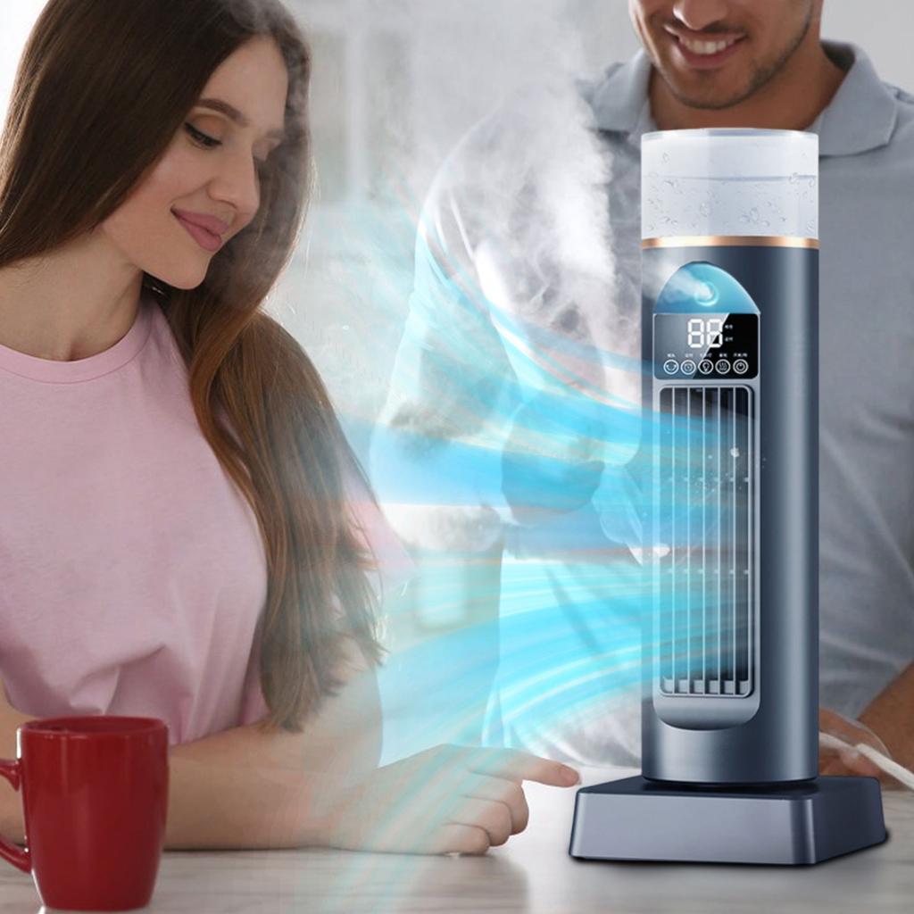 Blattloser Sprühventilator Haushalt Desktop Turmventilator Klimaventilator Wassernachfüllung Kühlung Desktop USB-Ventilator