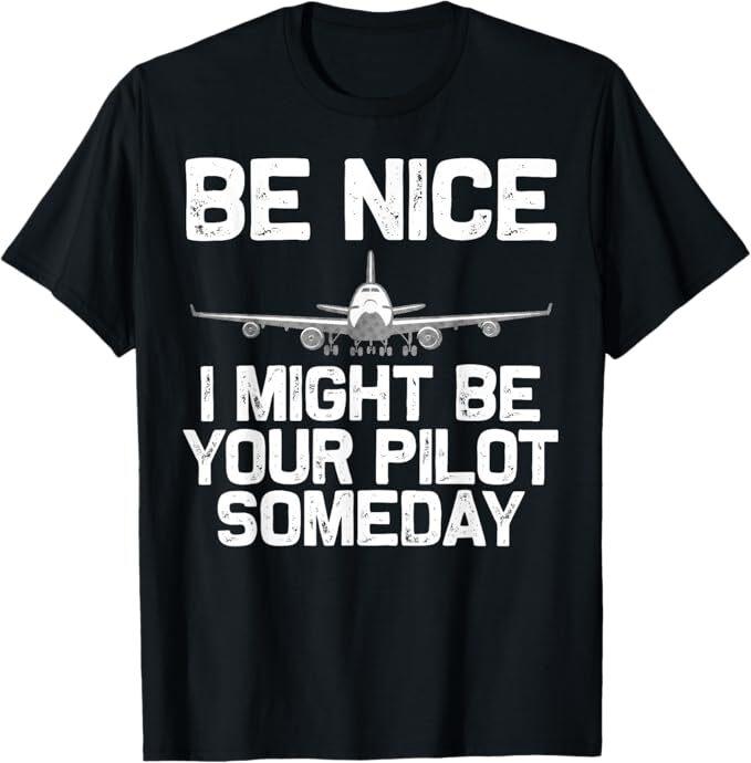 

Funny Pilot Art For Men Women Kids Aviation Airplane Pilot T-Shirt 2XL