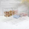 Transparent Acrylic Nail Storage Stand Hook Nail Art Display Board  Nail Color Card Display